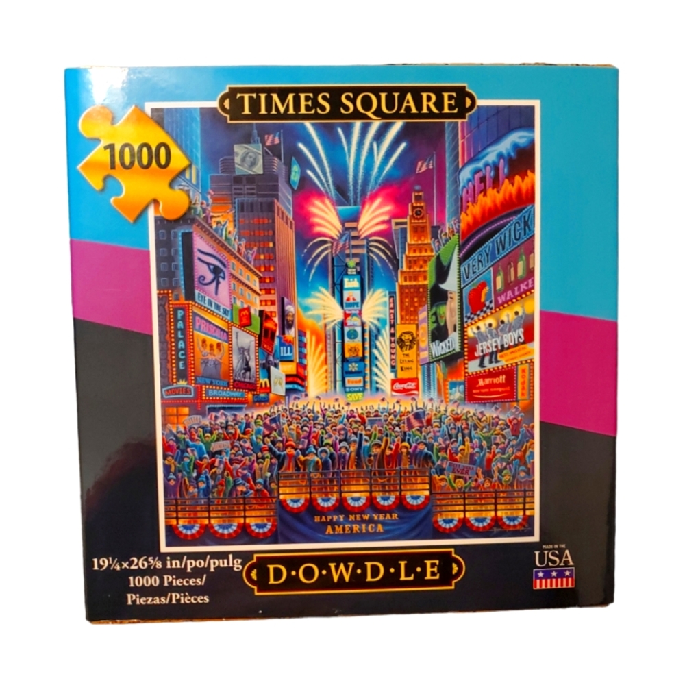 Dowdle Jigsaw Puzzle - Times Square - 1000 Pieces New